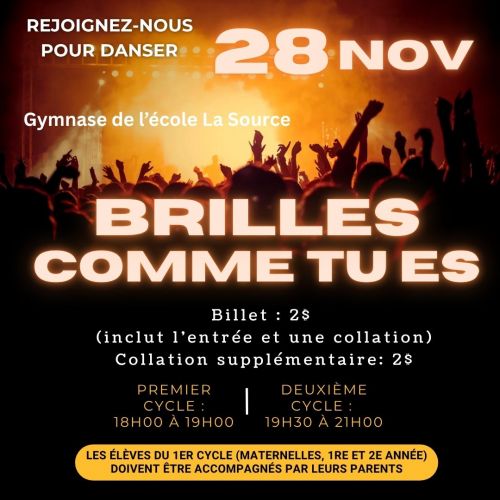 Brilles comme tu es - Danse au gymnase - LA SOURCE
